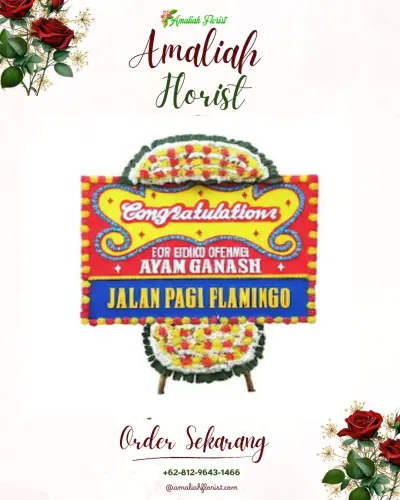 Bunga Papan Congratulation di Mungku Baru